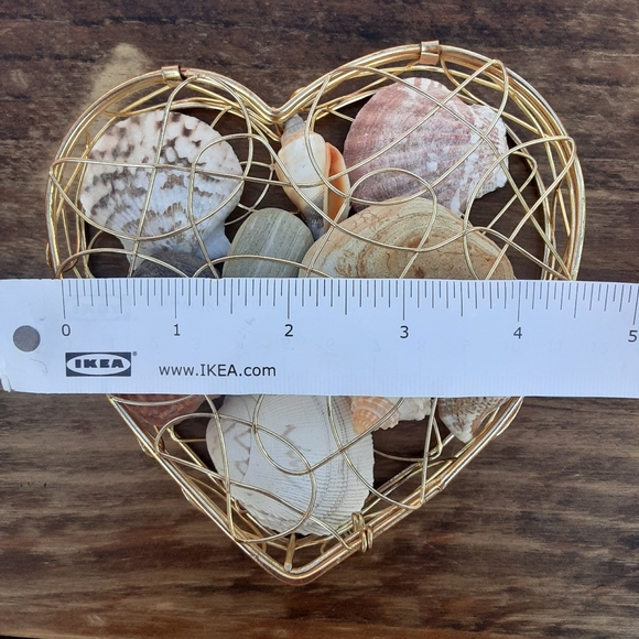 🧡💛Heart shaped gold wire keepsake gift box💛🧡 - Picture 7 of 8